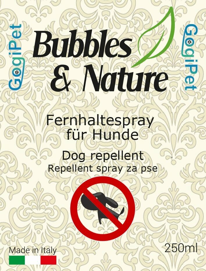 GogiPet sprej za odganjanje psov Bubbles & Nature