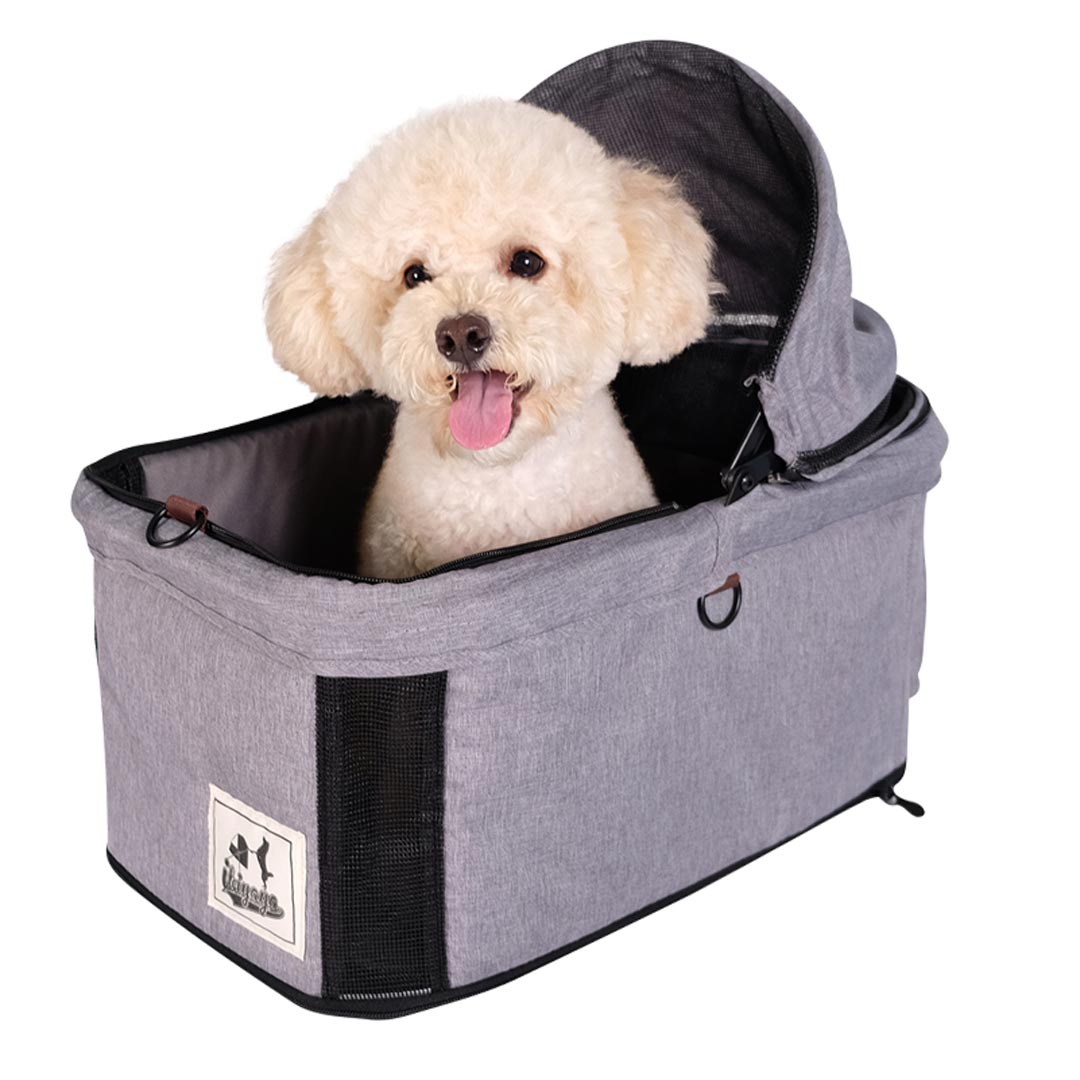 Voziček in torba za pse v enem - primerno za enega srednje velikega psa do teže 15 kg