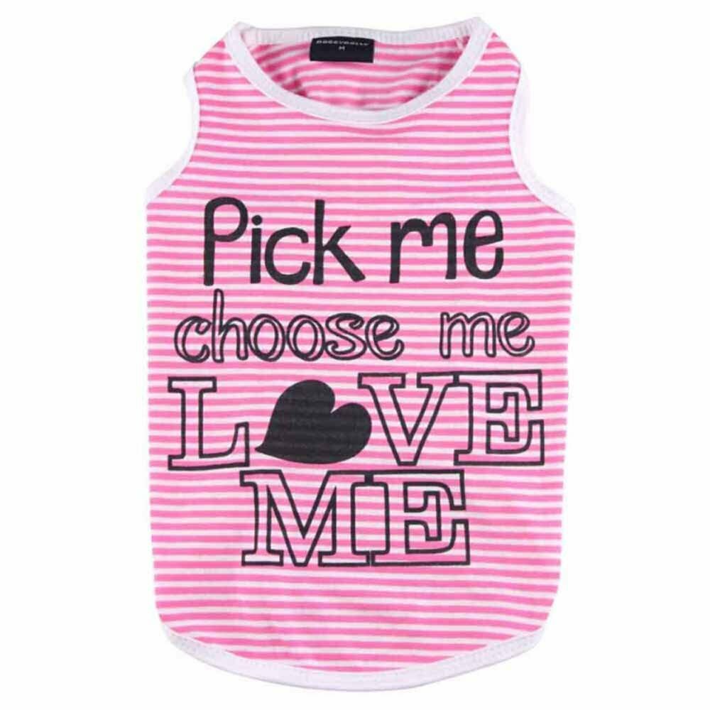 Majica brez rokavov "Pick Me" - črtast vzorec