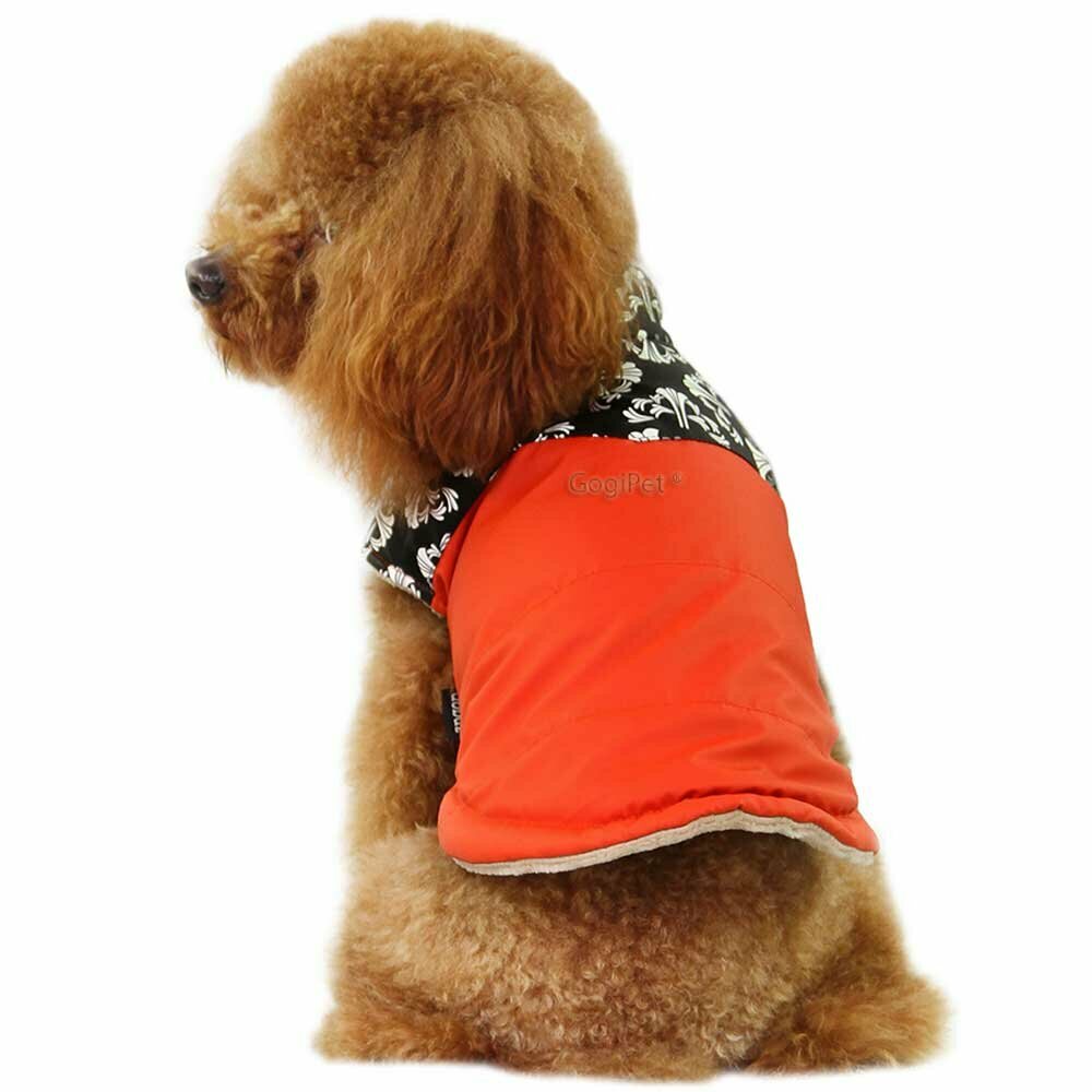 GogiPet oranžna jakna za pse "Nancy"