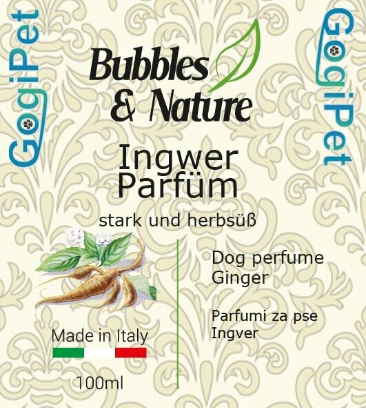 Negovalni parfum za pse Ingver iz kolekcije GogiPet