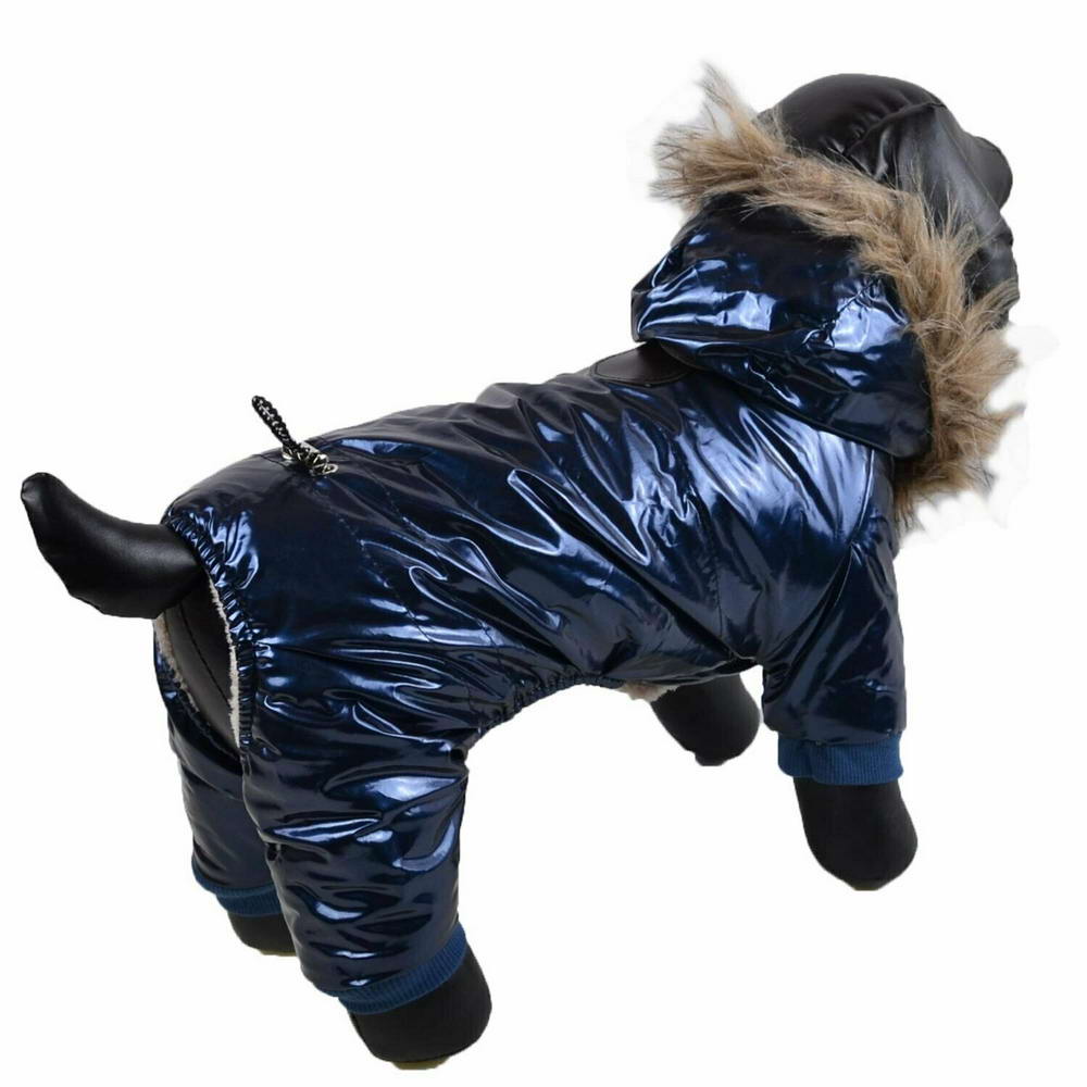 GogiPet zimsko oblačilo za psa "Lorenzo" - modra barva