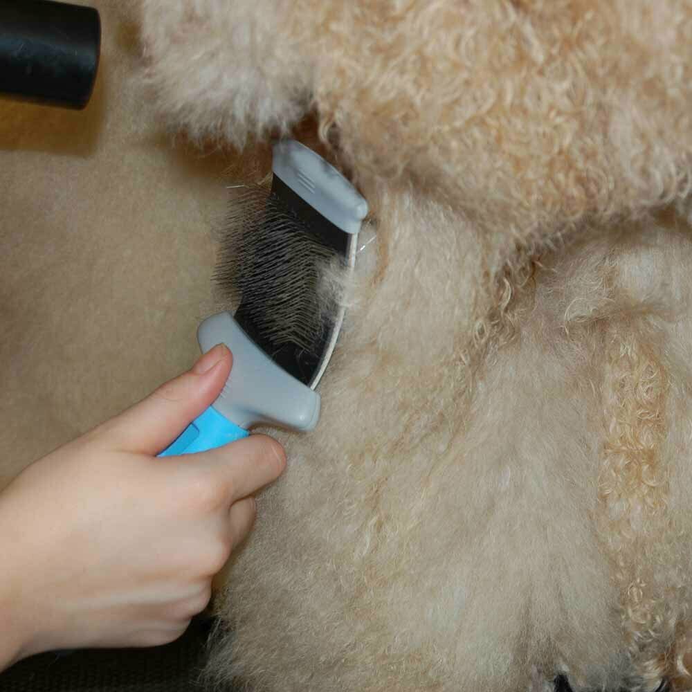 GogiPet Multibrush krtača za pse - primerno za gosto in zavozlano dlako