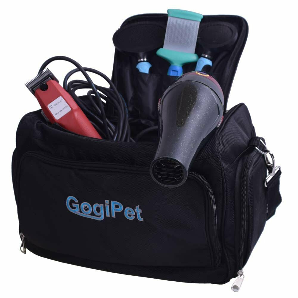 GogiPet multifunkcijska torba za pasje frizerje - črna barva, 40 x 30 cm