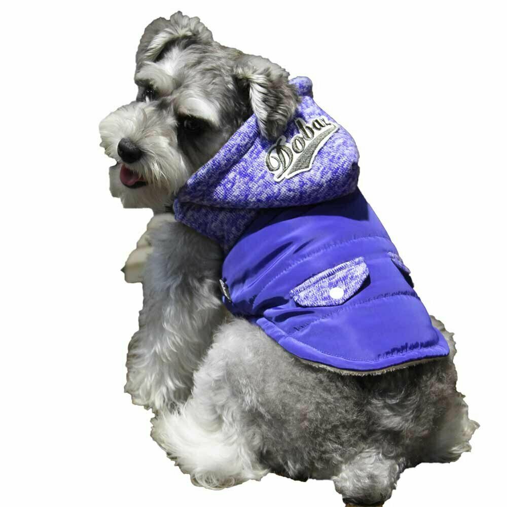 GogiPet zimski plašč za psa "Belo" - modra barva