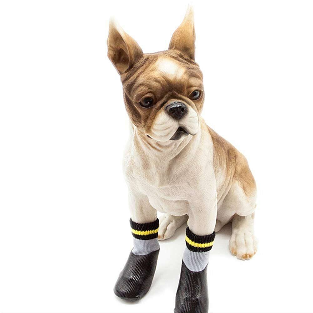 čevlji za pse črne barva - zaščitna obutev  in oblačila za pse