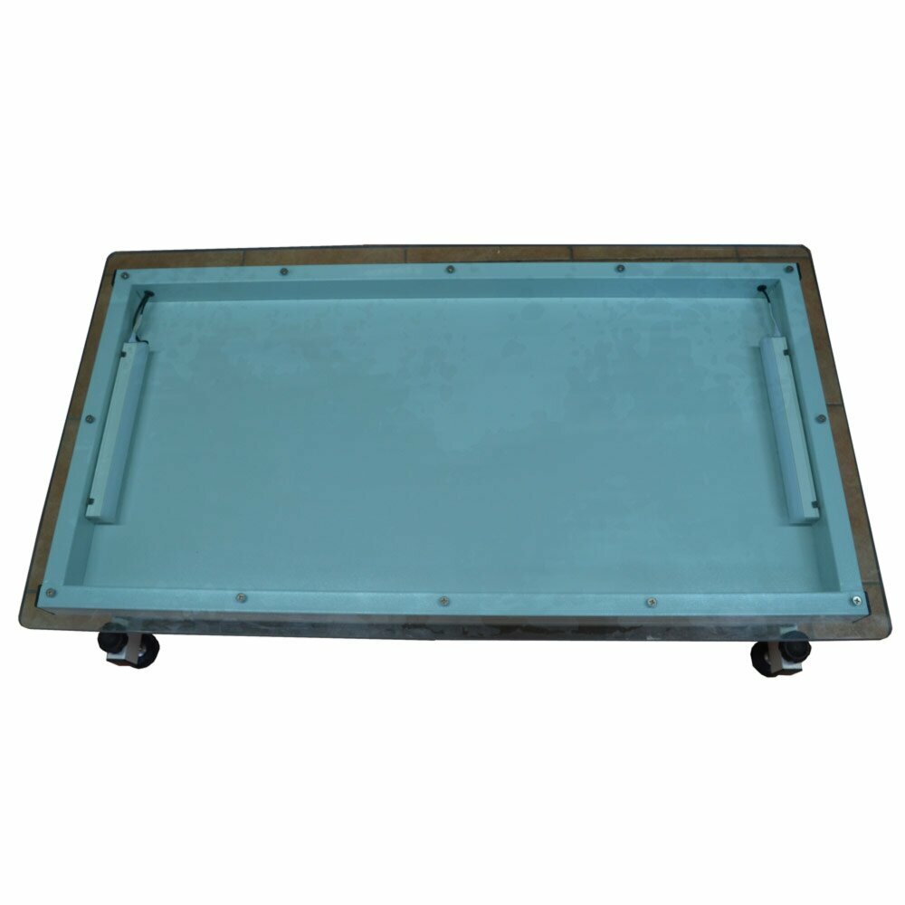 Hidravlična miza s stekleno površino Super Deluks GogiPet - možnost individualne dekoracije