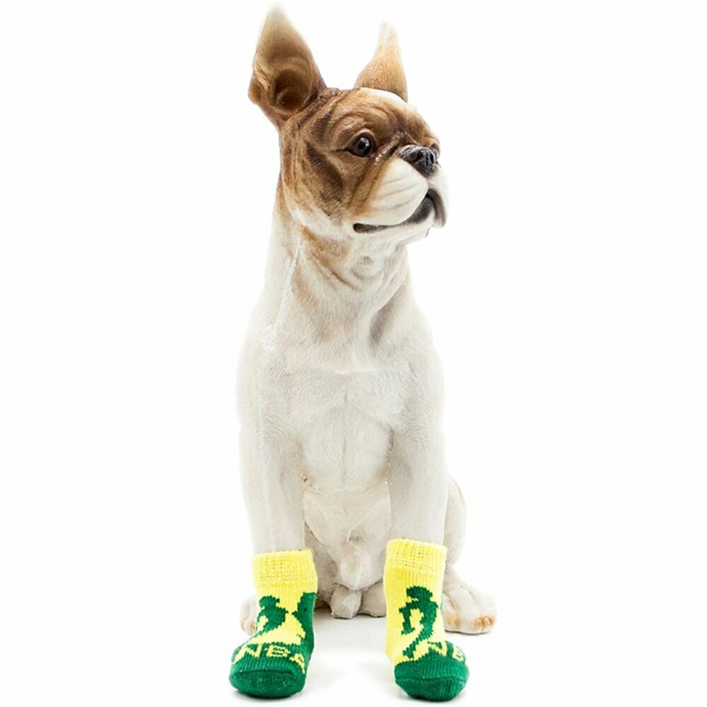 Zaščitne nogavice za psa "NBA" rumeno zelene
