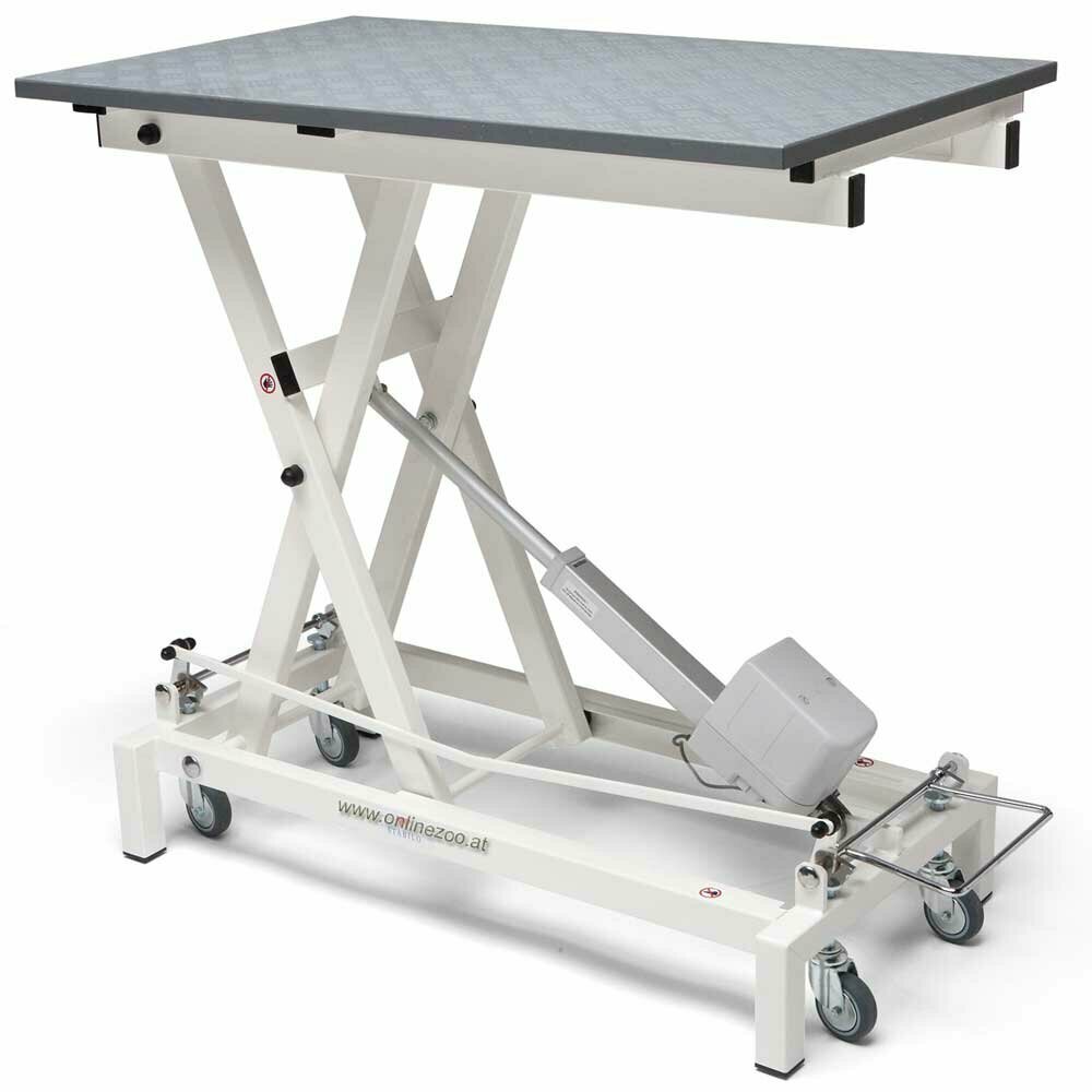 Miza za salone - električna miza za striženje psov Stabilo Compact Plus 100 x 60 cm s kolesi