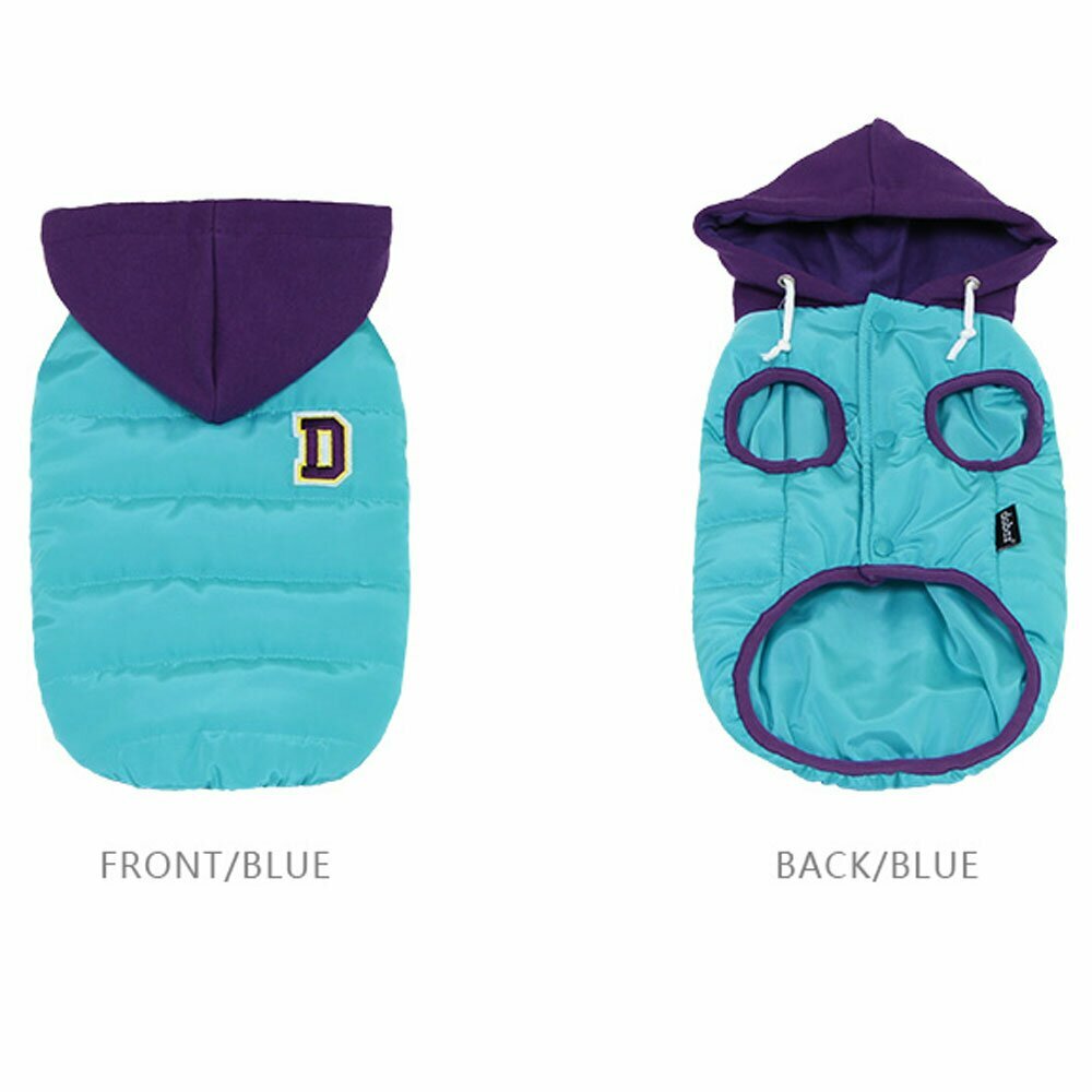 GogiiPet® športni kroj - zimska jakna za psa - svetlo modra barva