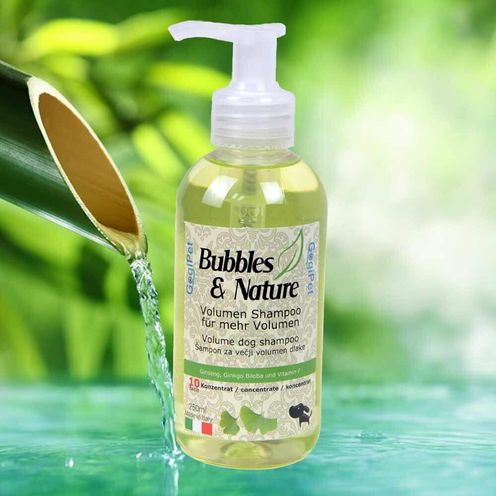 Naravni volumenski šampon za pse Bubbles & Nature z vitaminom F