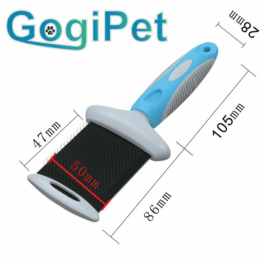 GogiPet Multibrush krtača za majhne pse - mere krtače