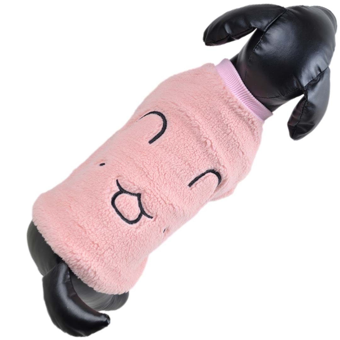 Šerpa pulover za pse "Bunny" - rožnata barva