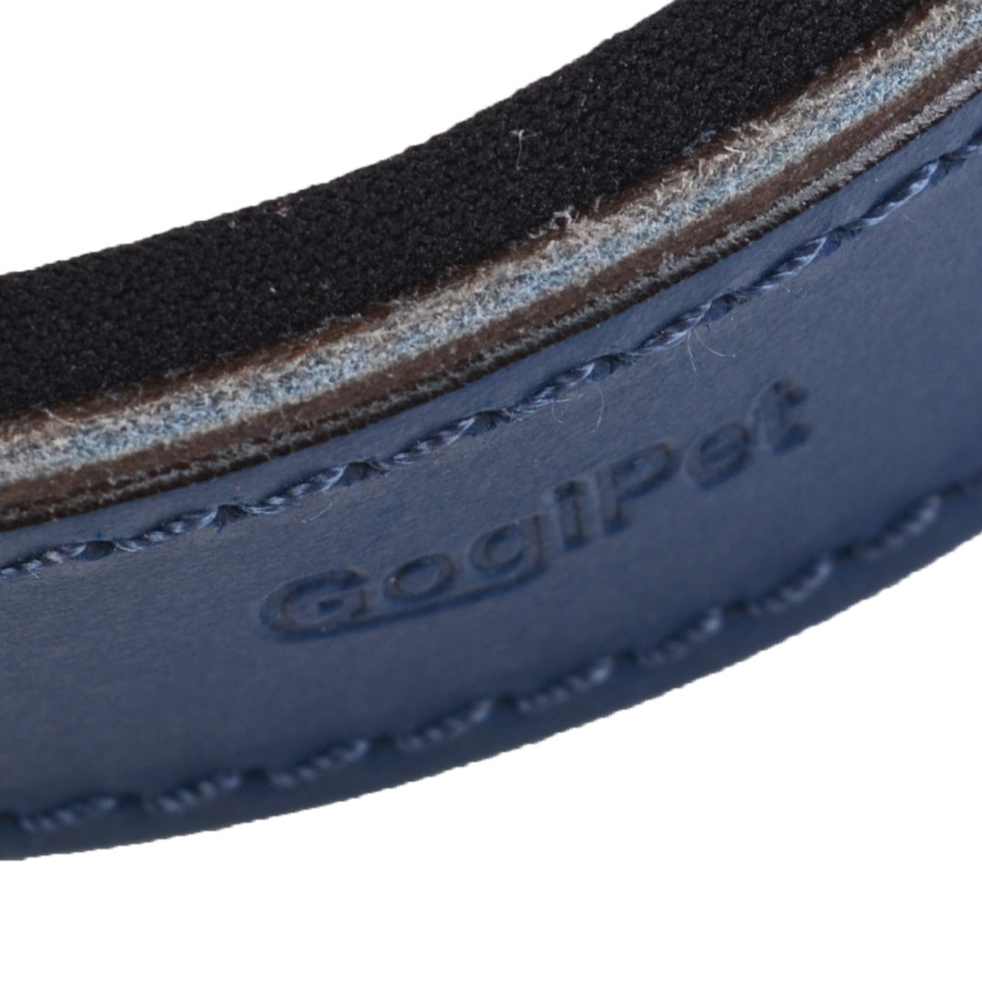 Modra polzatezna ovratnica za psa - GogiPet kakovost