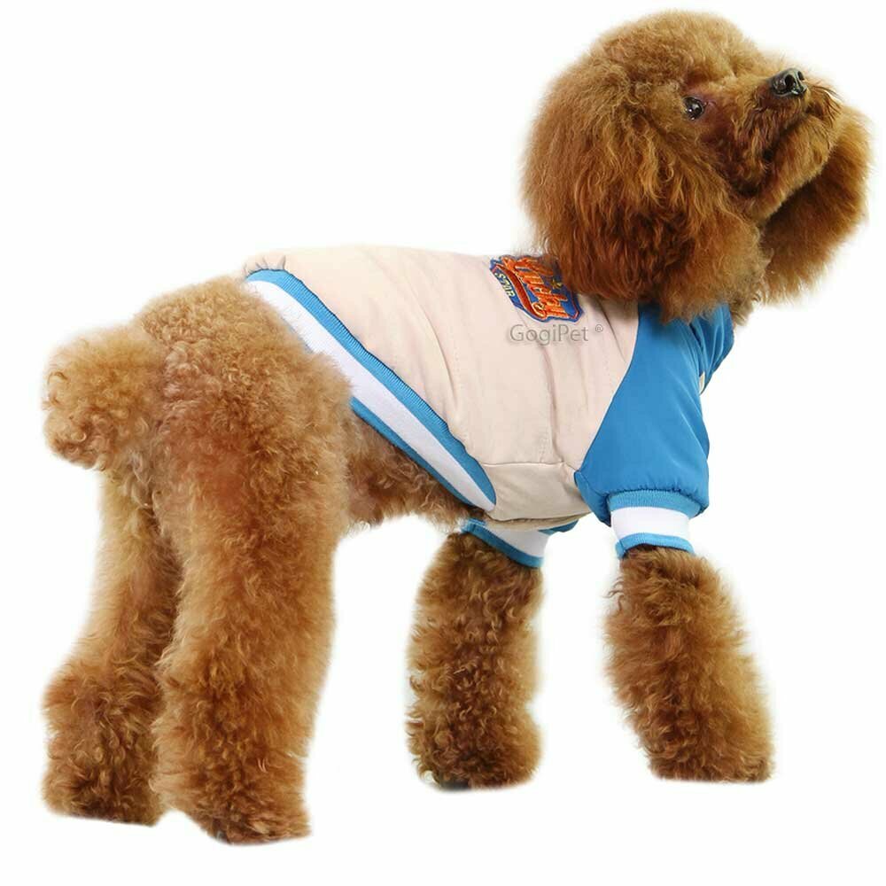 Športna jakna za psa "Lucky Star" - peščena barva
