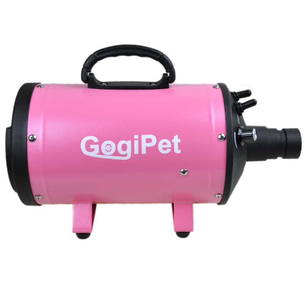 Kakovostna izdelava, velik pretok zraka in tiho delovanje motorja - GogiPet Poseidon Pink, profesionalni sušilnik za pse