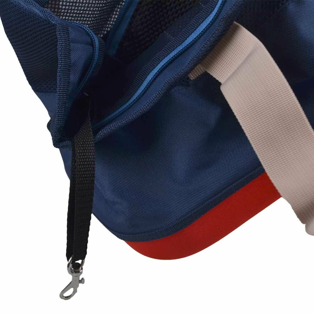 Varnostna zaponka -  tekstilna torba za pse "Navy Blue"