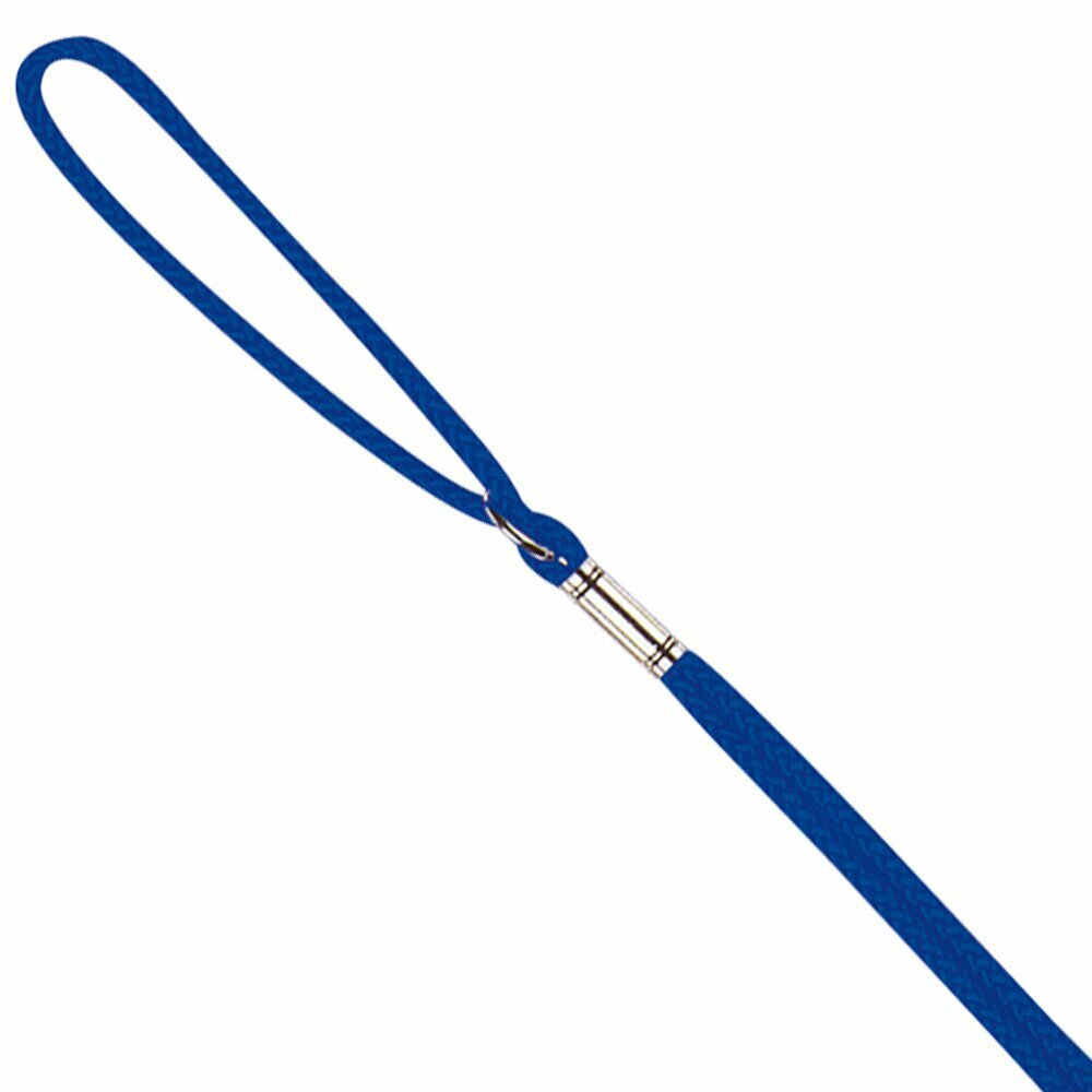 Razstavna vrvica za pse 3 mm x 121 cm - modra barva