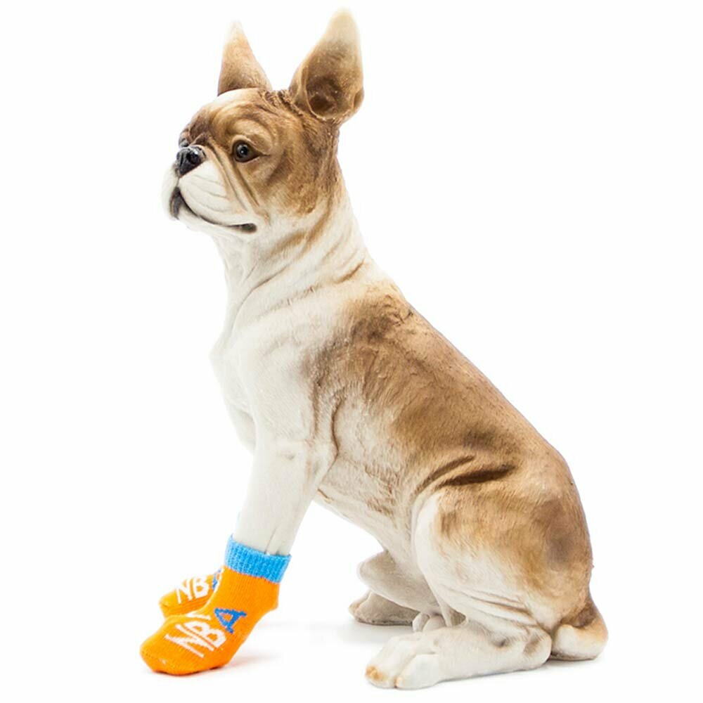 Kakovostne pletene nogavice za pse - oranžne