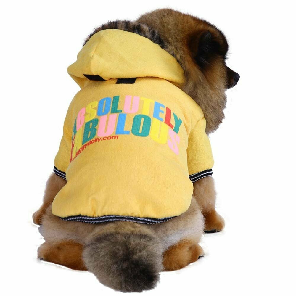 Absolutely Fabulous zlata - zimska jakna za pse -  DoggyDolly W162 - Topla oblačila za pse