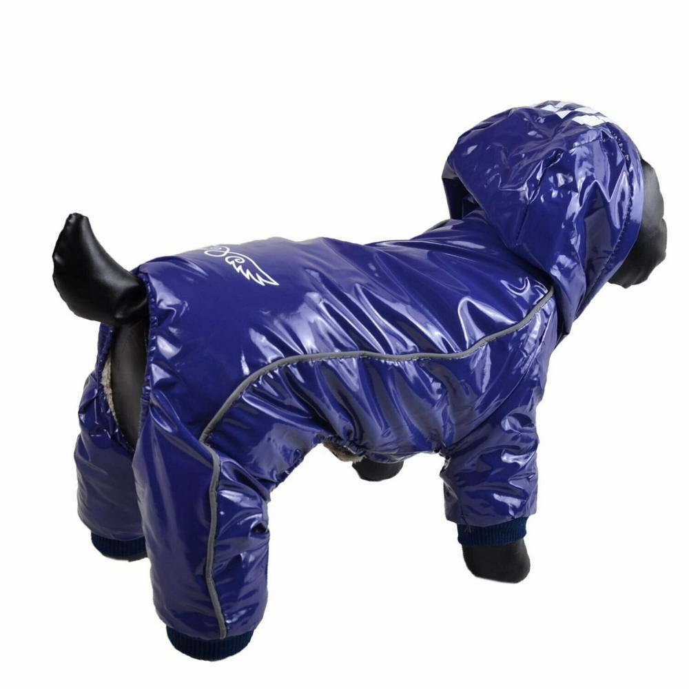 Toplo, zimsko oblačilo za psa "Jacop" - modra barva