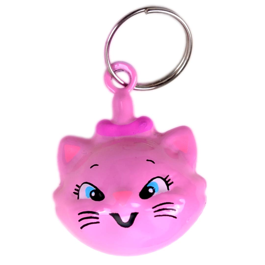 Zvonček za mačke "Pink Kity" - 2 cm