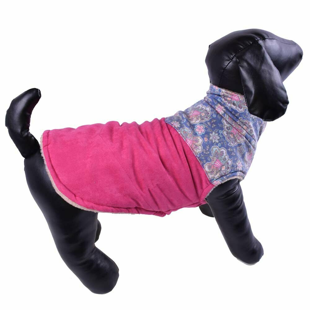 Topla jakna za pse "Marjanca" - pink barva