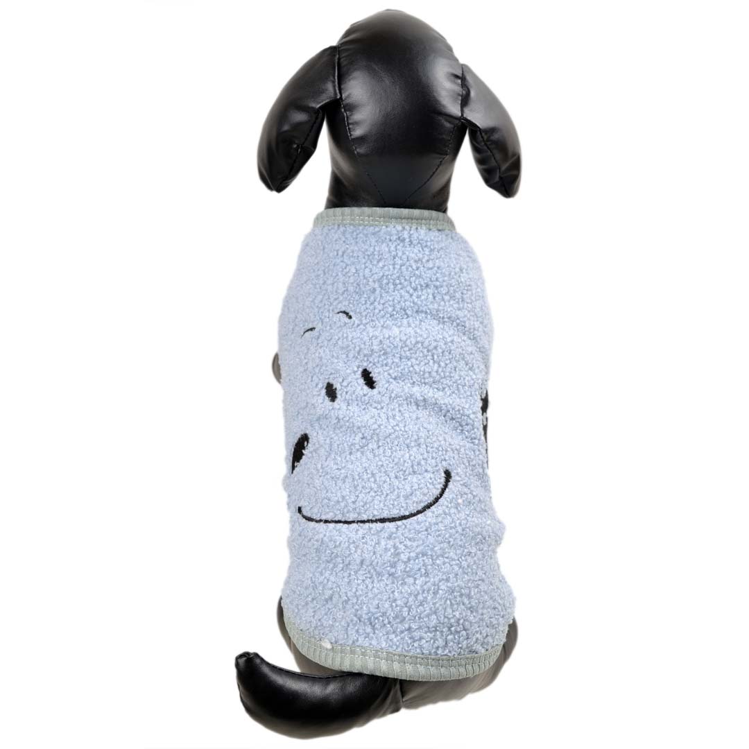 Pulover za pse "Smeško" - modra barva