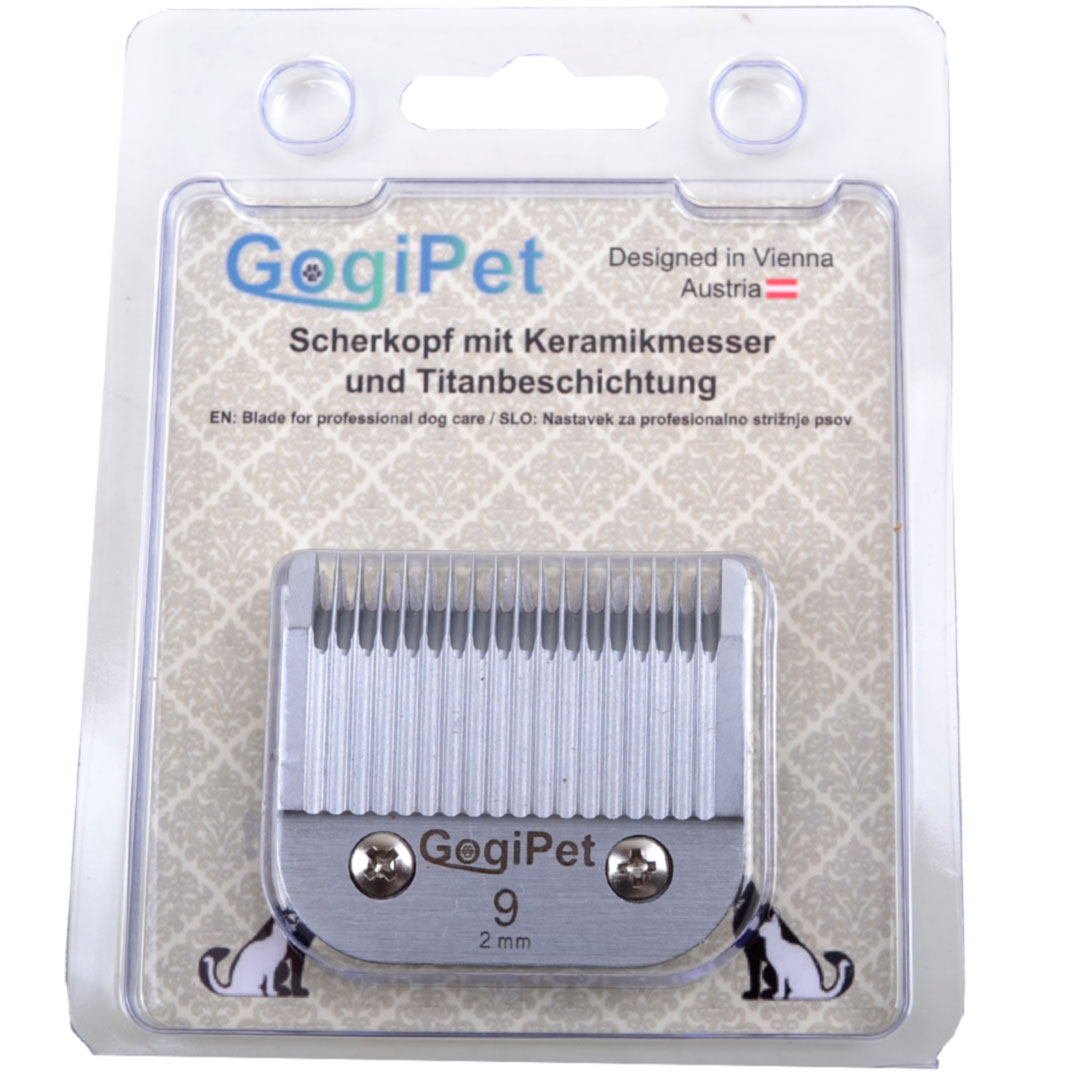 GogiPet Clip ali Snap On nastavek Size 9 - 2 mm za profesionalne strojčke za striženje psov