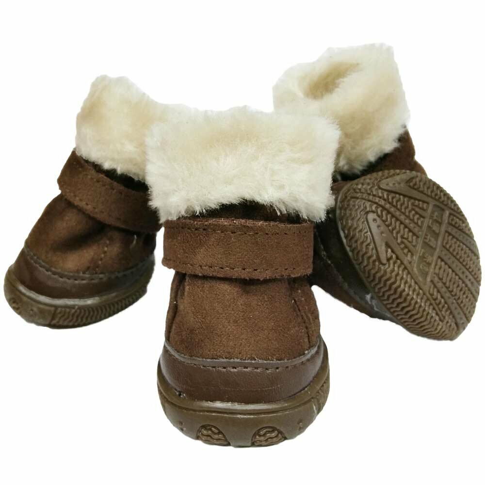 Kolekcija zimskih čevljev  za pse GogiPet - čevlji za psa "Johny Walker"