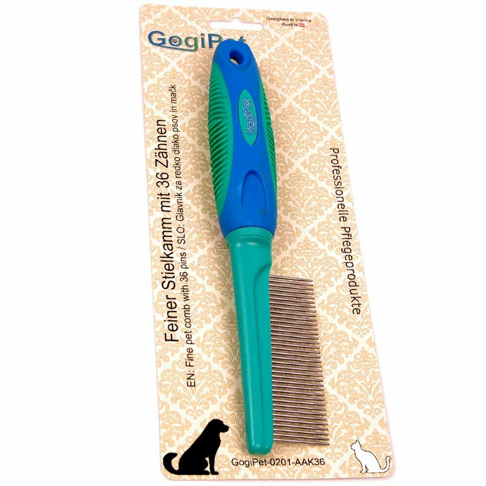 GogiPet® glavnik za pse z redko dlako in ravnanje kodraste dlake - zaščitno pakiranje