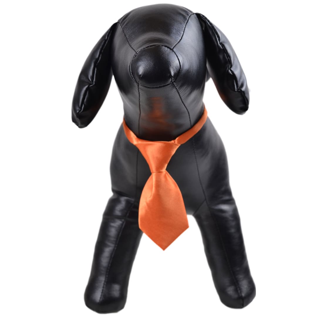GogiPet oranžna kravata za pse "Lavendel"