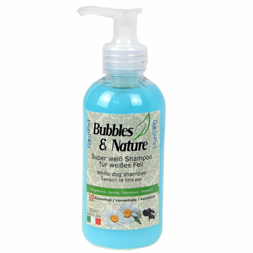 Bubbles & Nature naravni šampon za bele pse