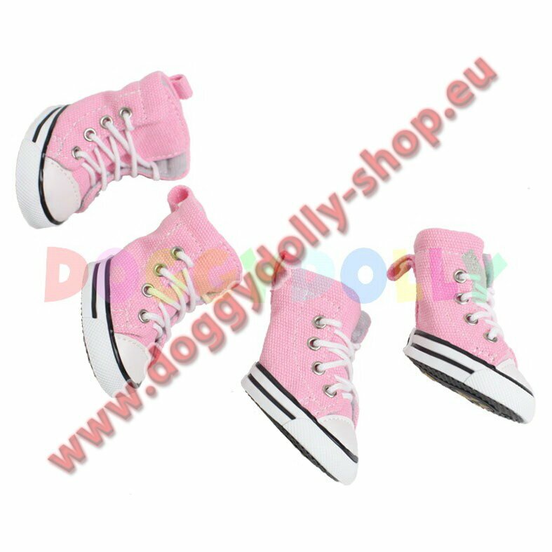 Športni čevlji za pse - rožnata barva