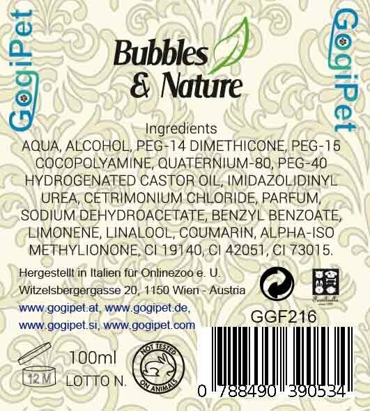 GogiPet Bubbles & Nature sprej za sijaj dlake