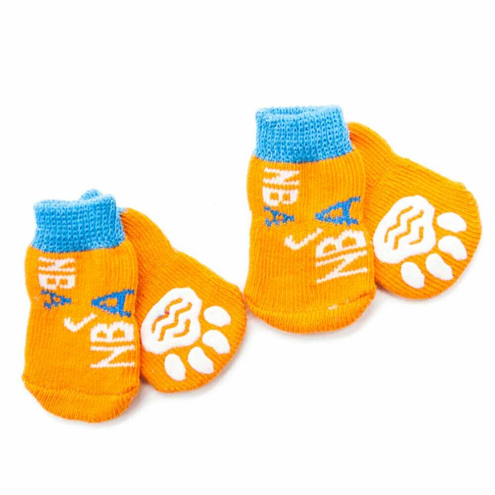 GogiPet oranžne nogavice za psa NBA
