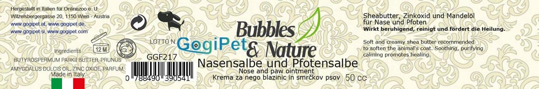 Bubbles & Nature zaščitna krema za tačke in smrčke