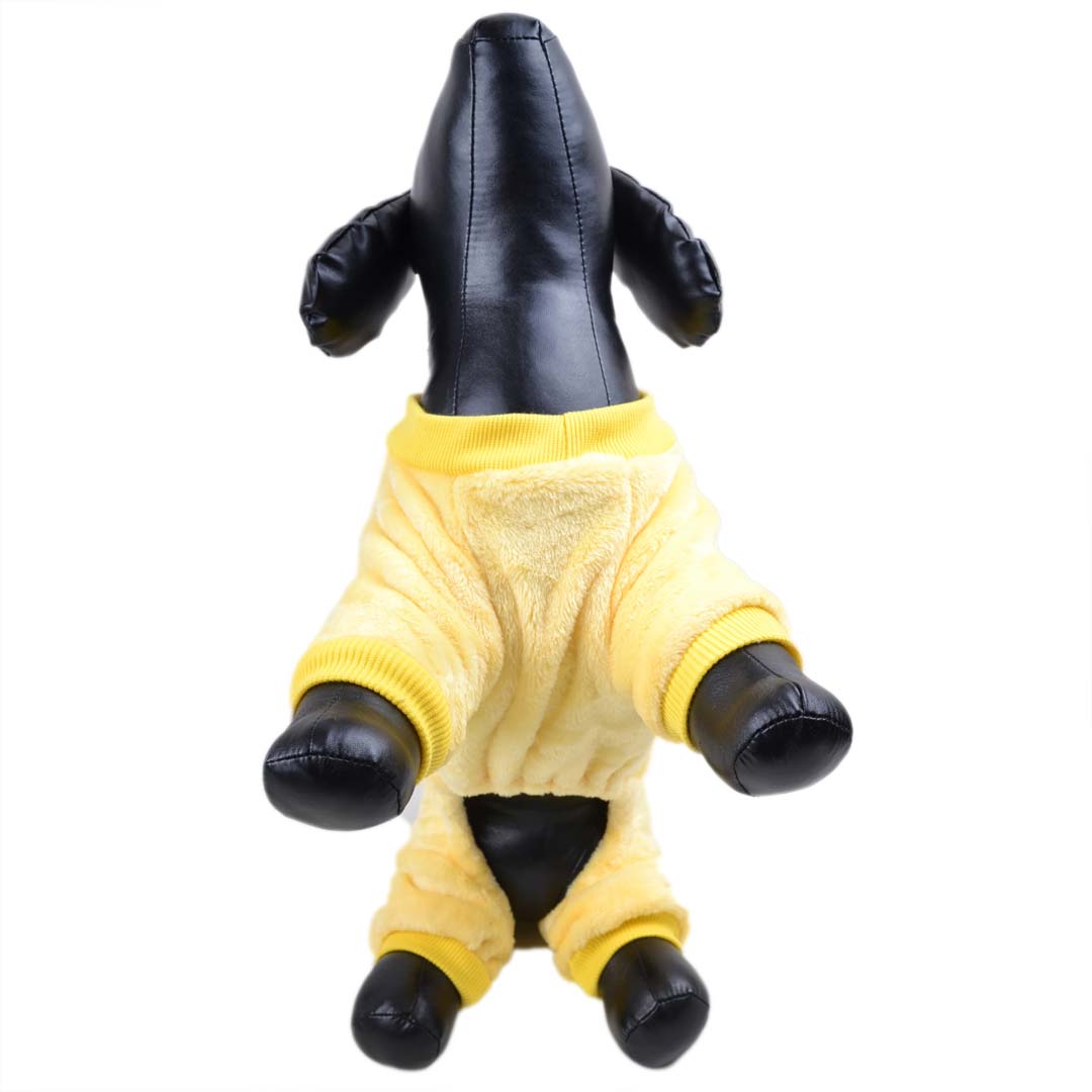 Športni komplet za pse "Korenček" - rumena barva, kroj na 4 tačke