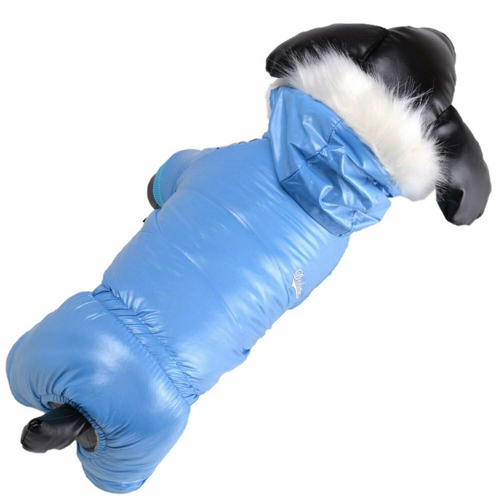 Zimski plašč za pse "Francesco" - svetlo modra barva