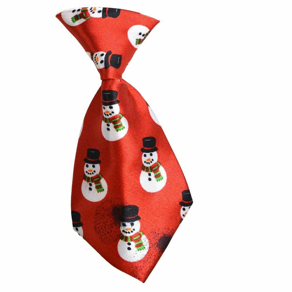 Božična kravata za pse Snežak