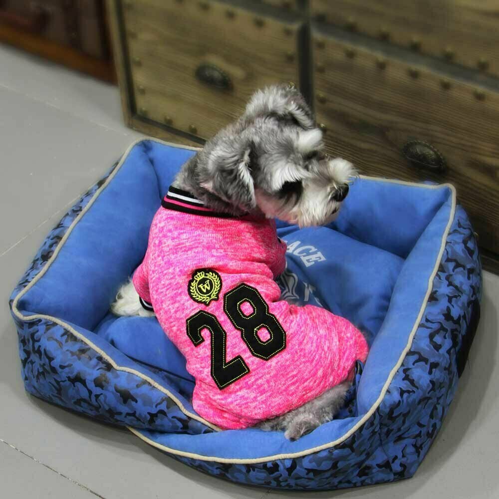 GogiPet športni komplet za psa "28" - pink barva, lepo oblikovan, športni našitek