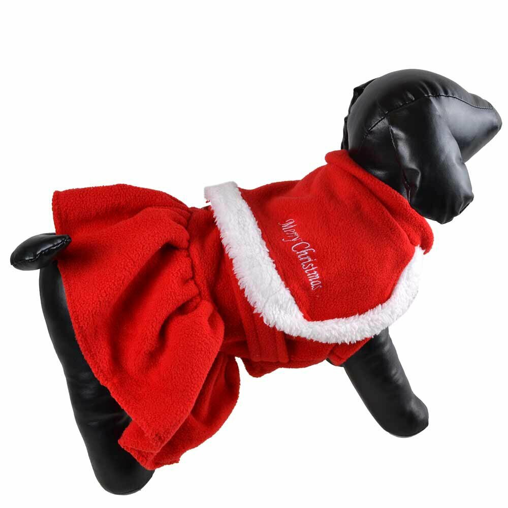 Božično novoletno oblačilo za psa Santa Claus Girl