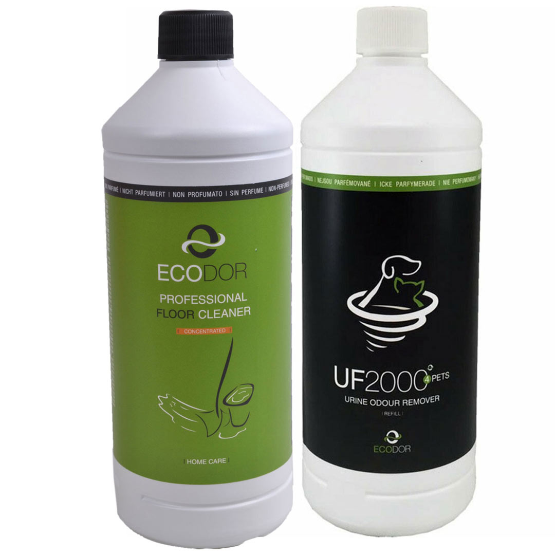 Ecodor UF2000 + EcoFloor naravna čistila prijazna do živali
