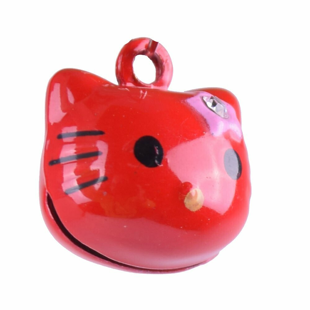 Okrasni zvonček za mačke "Red Lily" - 18 mm