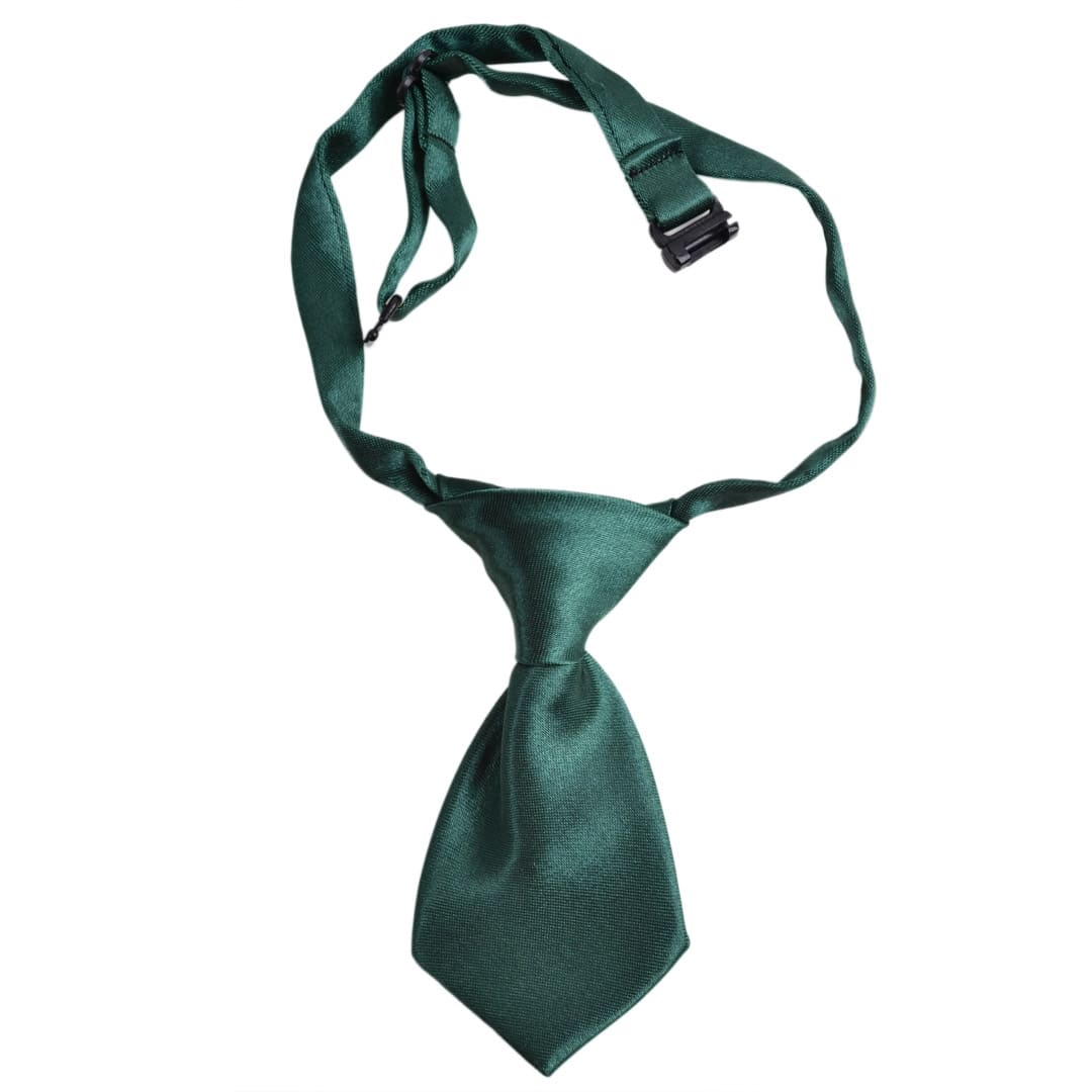 Temno zelena kravata za pse "Lavendel"