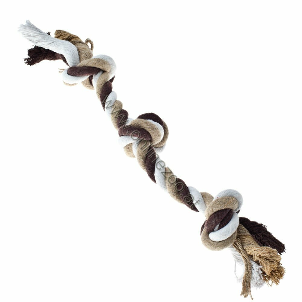 Pisana vrv za grizenje s tremi vozli
