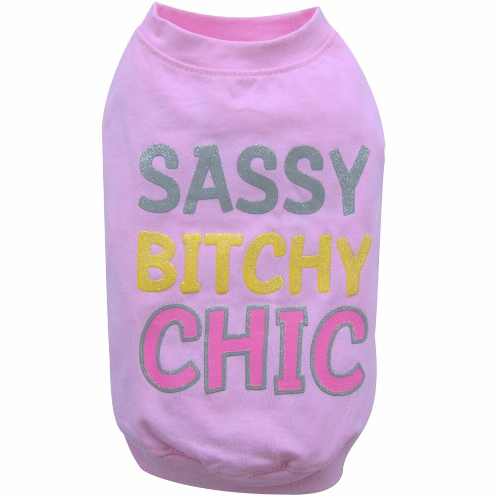 Majica za pse "Sassy" - pink barva