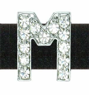 Črka M s kristali za oblikovanje napisa - 14mm