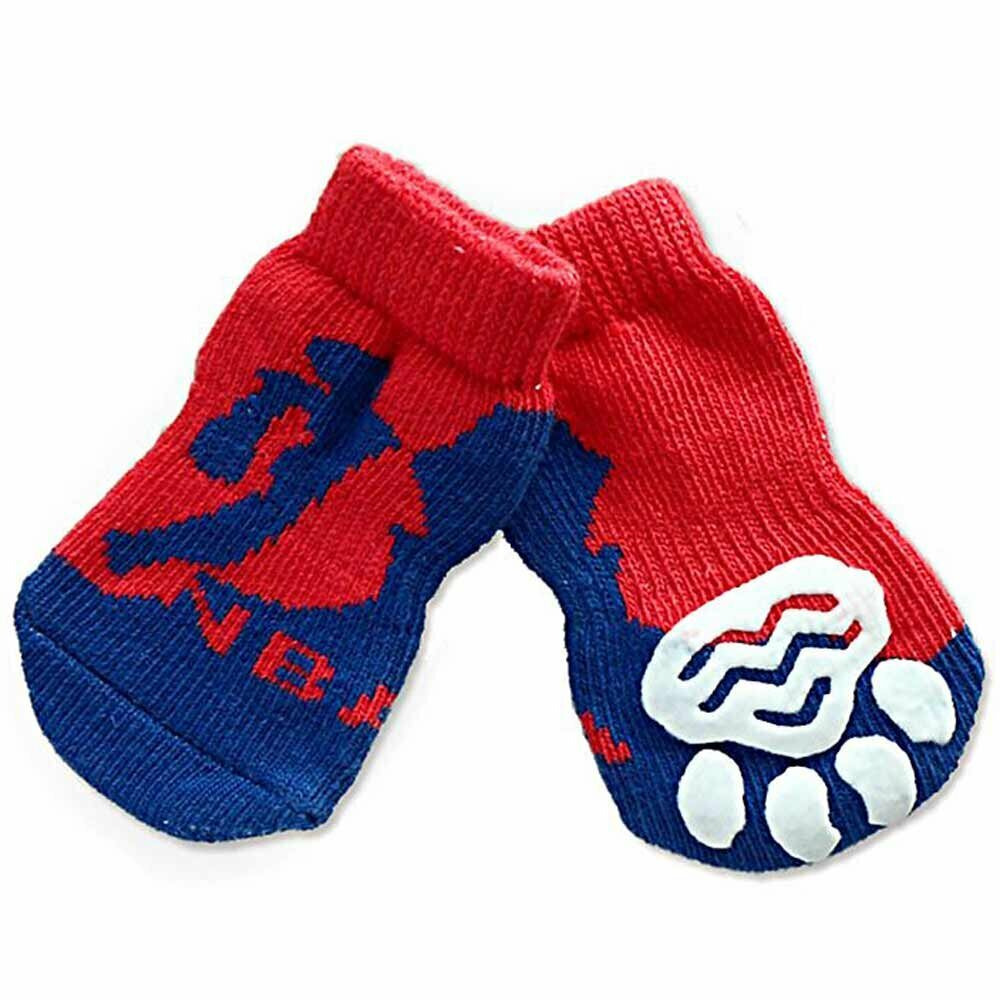 Športne nogavice za psa NBA - modro rdeče