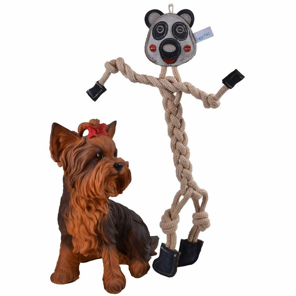 GogiPet® igrača za pse iz naravnih materialov "Medvedek" - velikost 44 cm